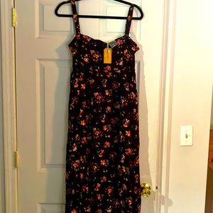 NATURAL LIFE Boho Hippie Maxi Dress NWT!!